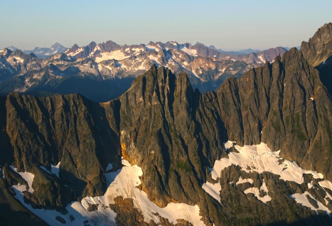 View from Sahale Glacier Camp, North Cascades National Park