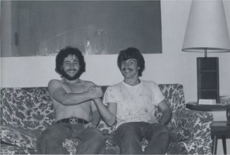 Andy and Mark in Ft Lauderdale beofre trip to SA, 1978