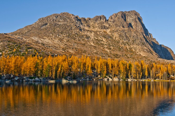 Cathedral Peak from Upper Cathedral Lake
