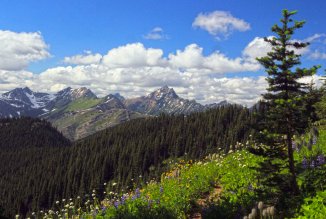 Castle Peak from the PCT