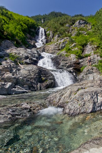 Waterfall on the Cascade Pass Trail