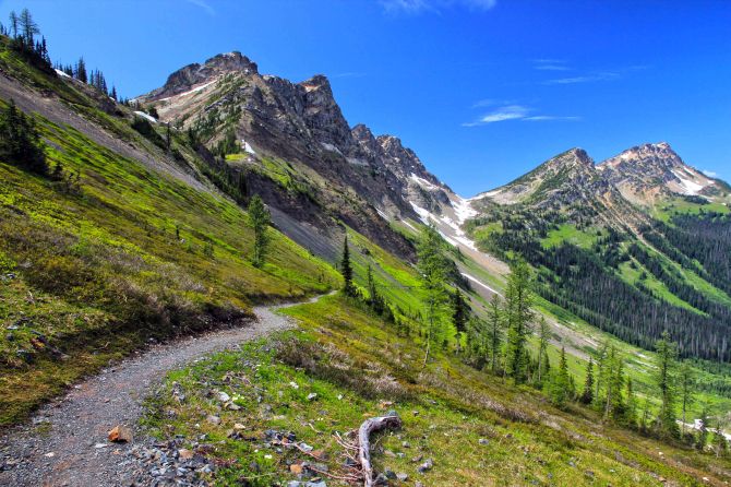 Ascending Rock Pass on the Pacific Crest Trail