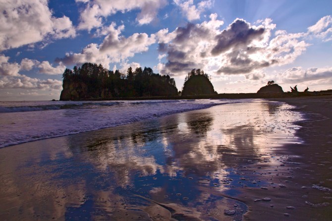First Beach Reflection