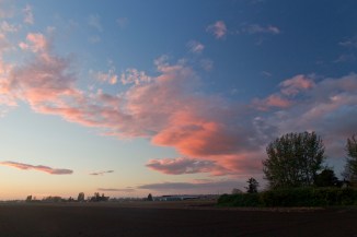 Skagit County  Sunset Oct. 16th, 2012 