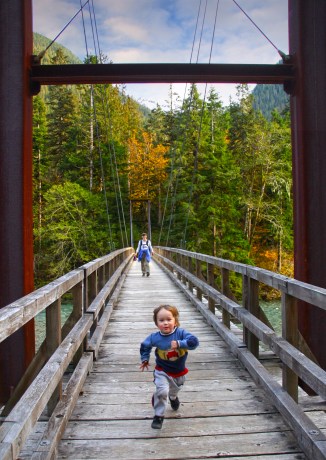 Bridge over the baker river