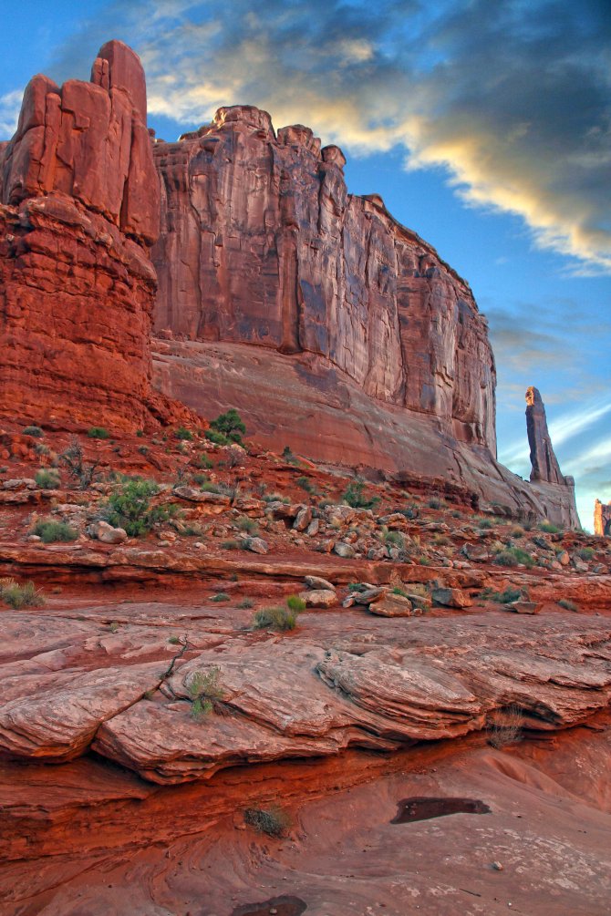 Arches National Park Red Rock Sunset 