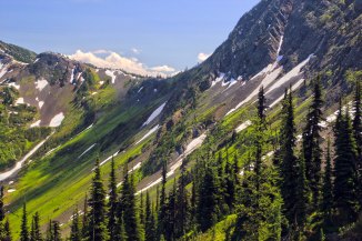 Rock Pass, from Woody Pass 