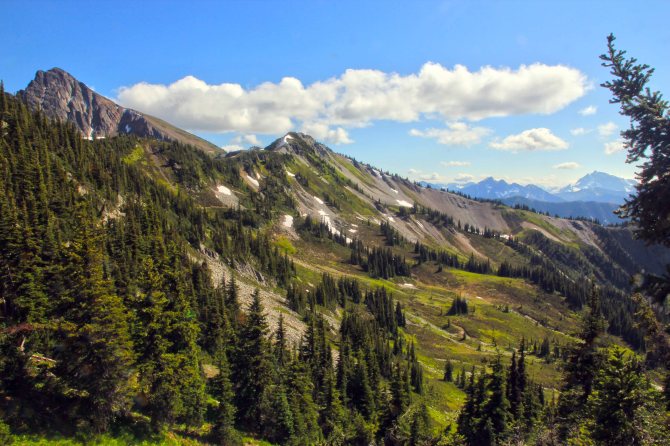 Trail to Lakeview Ridge em