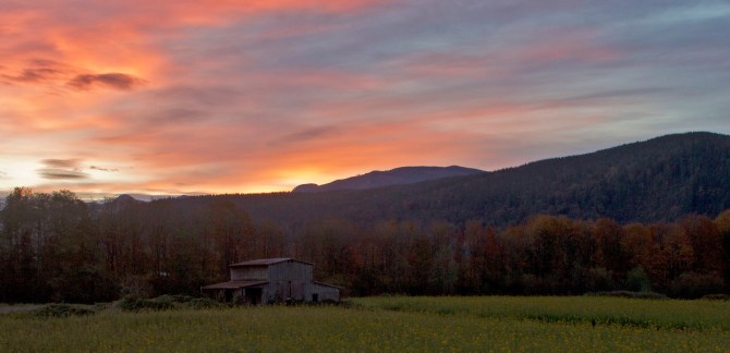 Barn Sunrise Oct. 18th 5