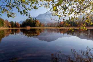 Pond along Reiter Road