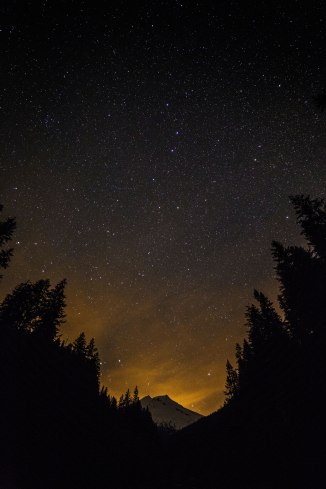 Mount Baker and the Big Dipper
