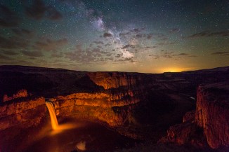 Palouse Falls and the Milky Way