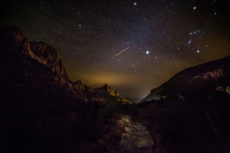 Zion National Park: Virgin River and Orion