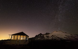 Mount Baker and the Milky Way