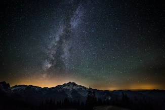 Glacier Peak, Milky Way