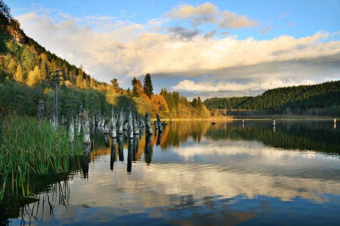 Grandy Lake Sunset, Skagit County