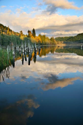 Grandy Lake Sunset, Skagit County