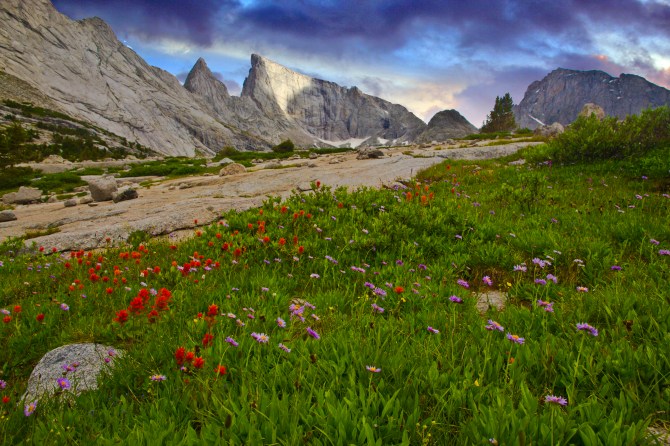 Steeple Peak and Lost Temple Spire, Bridger-Teton Wilderness
