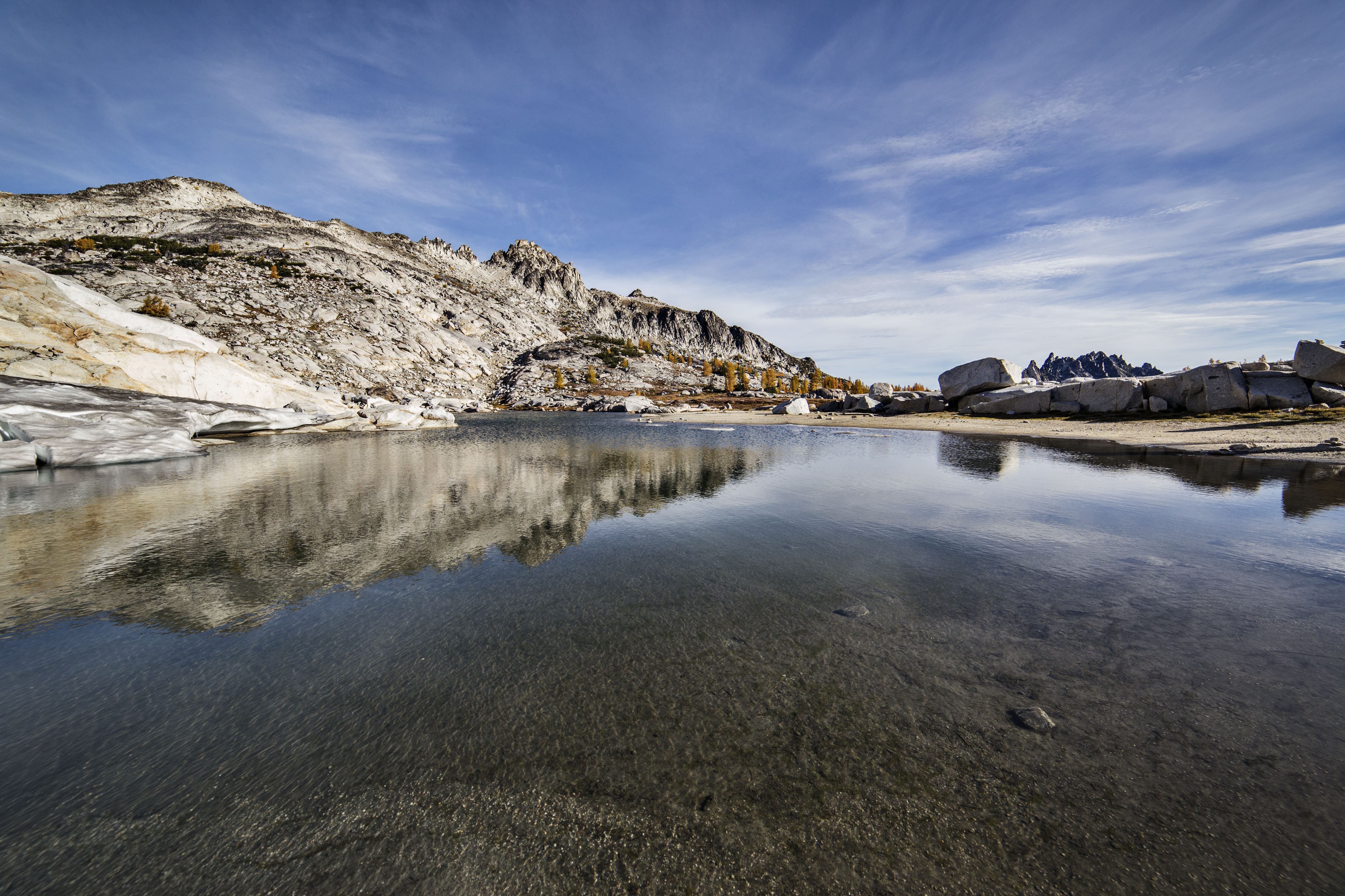 Reflection in one of a myriad of tarns