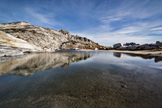 Reflection in one of a myriad of tarns