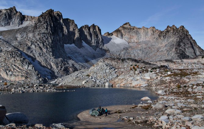Camped at Isolation Lake
