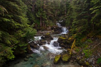 Indian Creek Waterfall, North Cascades National Park 
