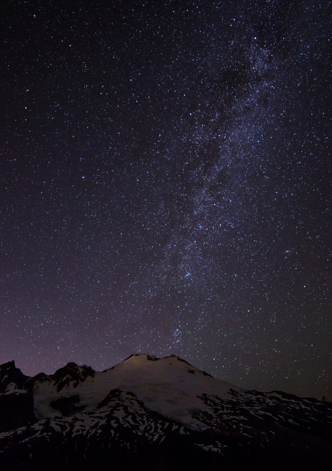 Mount Baker and Stars