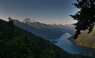 Ross Lake from Desolation Peak, Sunrise