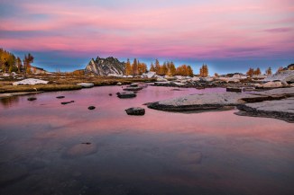 Sunset in the Enchantments, Alpine Lakes Wilderness