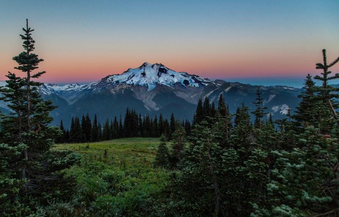 Glacier Peak in the Morning Light