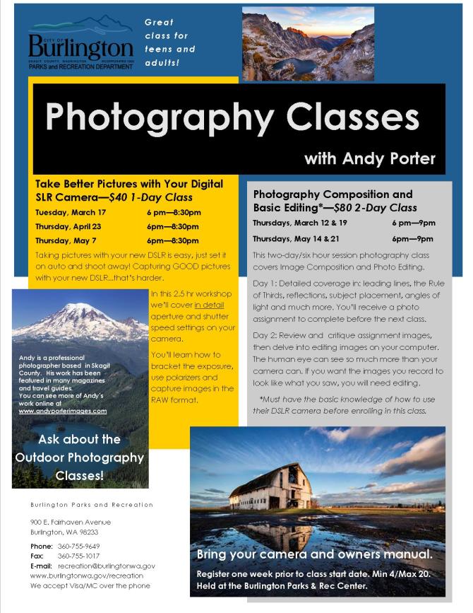 2 page 2015 Spring Classes