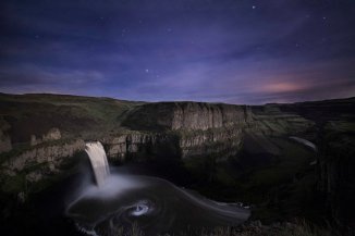 Palouse Falls State Park Moonlight