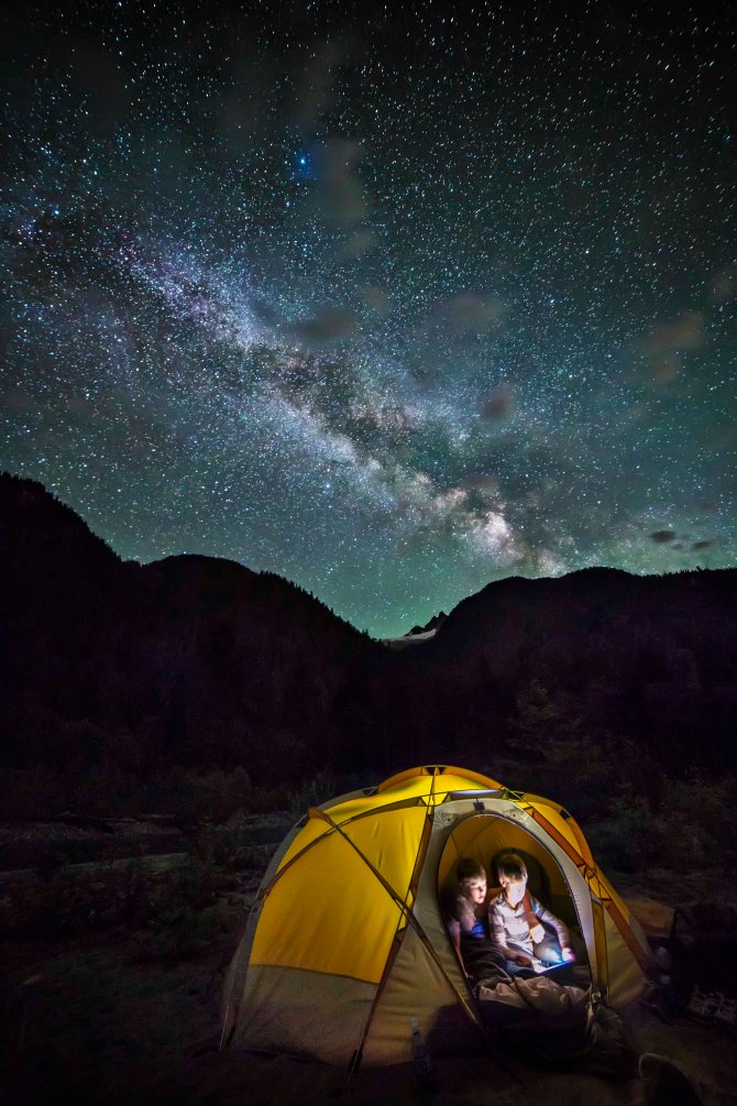 Camped under the Milky Way 3