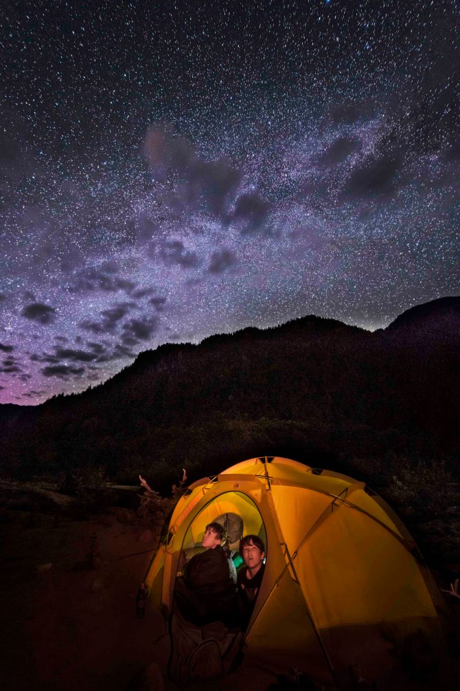 Looking at the stars