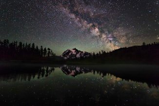 Mount Shuksan and the Milky Way