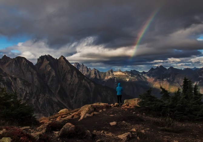 Rainbow at Winchester Mountain