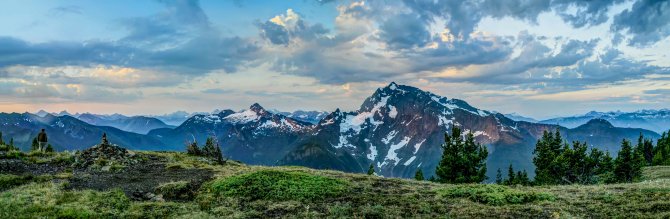 Jack Mountain from Devils Dome, Pasayten Wilderness, North Cascades